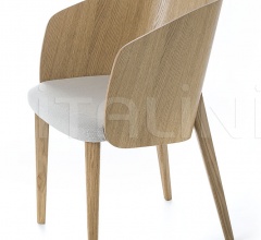 Стул с подлокотниками Shell 1682 фабрика Bross Italia