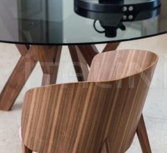 Стул с подлокотниками Shell 1682 фабрика Bross Italia