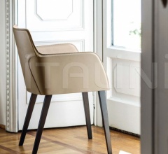 Стул с подлокотниками Ned 1657 фабрика Bross Italia