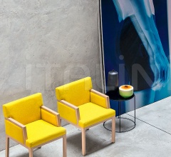 Стул с подлокотниками Flux 1507 фабрика Bross Italia