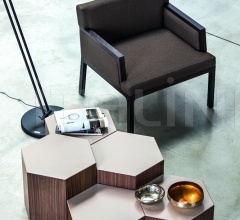 Стул с подлокотниками Flux 1507 фабрика Bross Italia