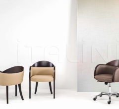 Стул с подлокотниками Roulette 1493 фабрика Bross Italia