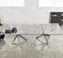 Стол обеденный Aikido Two Bases Стол обеденный Aikido Two Bases фабрика Sovet italia