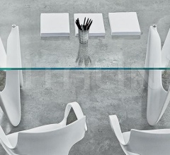 Стол обеденный Lambda Two Bases Стол обеденный Lambda Two Bases фабрика Sovet italia