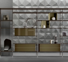 Итальянские Стеллажи - Книжный стеллаж Wind фабрика Rimadesio