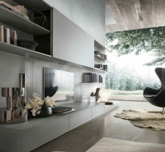 Итальянские Модульные системы - Модульная система Abacus living Итальянские Модульные системы - Модульная система Abacus living фабрика Rimadesio