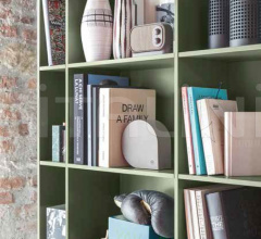 Книжный стеллаж Wall 12 Книжный стеллаж Wall 12 фабрика Novamobili