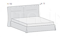 Кровать One Novamobili