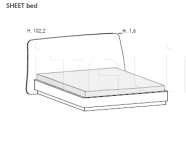 Кровать Sheet Novamobili