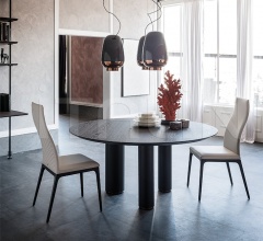 Стол обеденный Roll Wood Round Стол обеденный Roll Wood Round фабрика Cattelan Italia