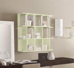 Итальянские Шкафы - Навесной книжный шкаф Smile (4 деления) фабрика Benedetti Mobili