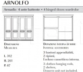Гардеробный шкаф Arnolfo Benedetti Mobili