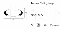 Потолочный светильник Solune F67L Terzani