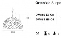 Подвесной светильник Orten’zia M81S Terzani