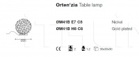 Настольный светильник Orten’zia M41B Terzani