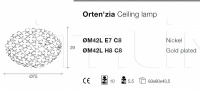 Потолочный светильник Orten’zia M42L Terzani