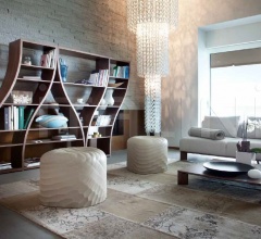 Итальянские Стеллажи - Книжный стеллаж Silhouette 642 фабрика Tonon