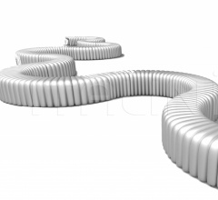 Итальянские Уличная мебель - Пуф River Snake 903 Итальянские Уличная мебель - Пуф River Snake 903 фабрика Tonon