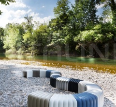 Итальянские Уличная мебель - Пуф River Snake 903 Итальянские Уличная мебель - Пуф River Snake 903 фабрика Tonon