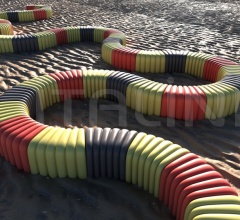 Итальянские Уличная мебель - Пуф River Snake 903 Итальянские Уличная мебель - Пуф River Snake 903 фабрика Tonon