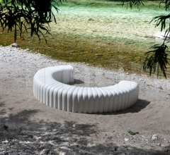 Итальянские Уличная мебель - Пуф River Snake 903 Итальянские Уличная мебель - Пуф River Snake 903 фабрика Tonon