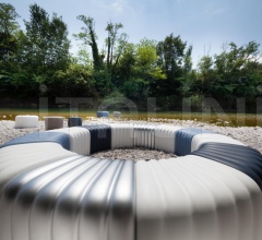 Итальянские Уличная мебель - Пуф River Snake 903 Итальянские Уличная мебель - Пуф River Snake 903 фабрика Tonon