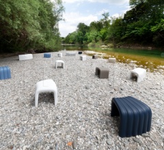 Итальянские Уличная мебель - Пуф River Snake 903 Итальянские Уличная мебель - Пуф River Snake 903 фабрика Tonon