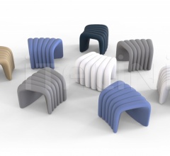 Итальянские Уличная мебель - Пуф River Snake 903 Итальянские Уличная мебель - Пуф River Snake 903 фабрика Tonon