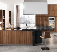 Итальянские Кухни с барной стойкой - Кухня LOOP WALNUT Итальянские Кухни с барной стойкой - Кухня LOOP WALNUT фабрика Old Line