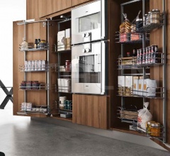 Итальянские Кухни с барной стойкой - Кухня LOOP WALNUT Итальянские Кухни с барной стойкой - Кухня LOOP WALNUT фабрика Old Line