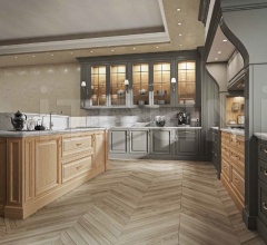 Итальянские Кухни с барной стойкой - Кухня DEVA 1 Итальянские Кухни с барной стойкой - Кухня DEVA 1 фабрика Old Line
