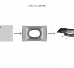 Стол Holo фабрика Kristalia