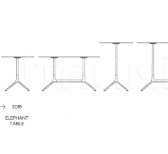 Барный стол Elephant фабрика Kristalia