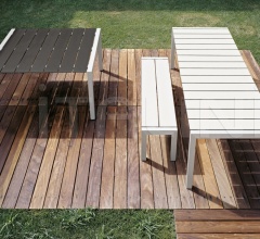Стол обеденный Sushi slatted Outdoor фабрика Kristalia