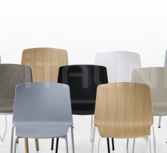 Стул с подлокотниками Rama Slide Base фабрика Kristalia