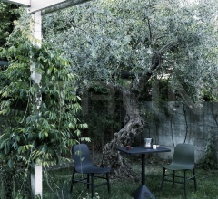 Стул Sharky Alu фабрика Kristalia