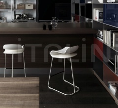 Барный стул BCN Slide Base фабрика Kristalia