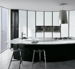 Кухня ElektraVetro 1 Кухня ElektraVetro 1 фабрика Ernestomeda