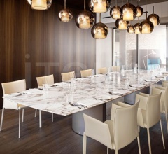 Итальянские Столовая - Стул с подлокотниками 2072 NOBILE фабрика Draenert