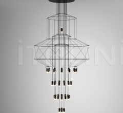 Итальянские Свет - Подвесной светильник Wireflow Chandelier Итальянские Свет - Подвесной светильник Wireflow Chandelier фабрика Vibia