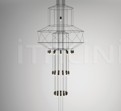 Итальянские Свет - Подвесной светильник Wireflow Chandelier Итальянские Свет - Подвесной светильник Wireflow Chandelier фабрика Vibia