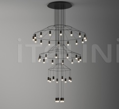 Итальянские Свет - Подвесной светильник Wireflow Chandelier Итальянские Свет - Подвесной светильник Wireflow Chandelier фабрика Vibia