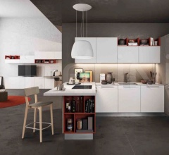 Итальянские Кухни с барной стойкой - Кухня CLOE 3 Итальянские Кухни с барной стойкой - Кухня CLOE 3 фабрика Arredo3 srl