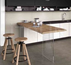 Итальянские Угловые кухни - Кухня GLASS 2 Итальянские Угловые кухни - Кухня GLASS 2 фабрика Arredo3 srl