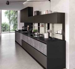 Итальянские Мини-кухни - Кухня GLASS 4 Итальянские Мини-кухни - Кухня GLASS 4 фабрика Arredo3 srl