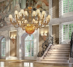 Итальянские Свет - Люстра 431/24+6 фабрика Possoni