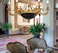 Итальянские Свет - Люстра 4501/6+6 фабрика Possoni