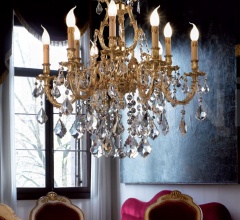 Итальянские Люстры - Люстра 090/6+3-SH/P Итальянские Люстры - Люстра 090/6+3-SH/P фабрика Possoni