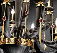 Люстра Julienne black&gold L36 фабрика Euroluce Lampadari