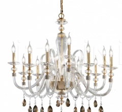 Люстра Amelie L8+4 фабрика Euroluce Lampadari